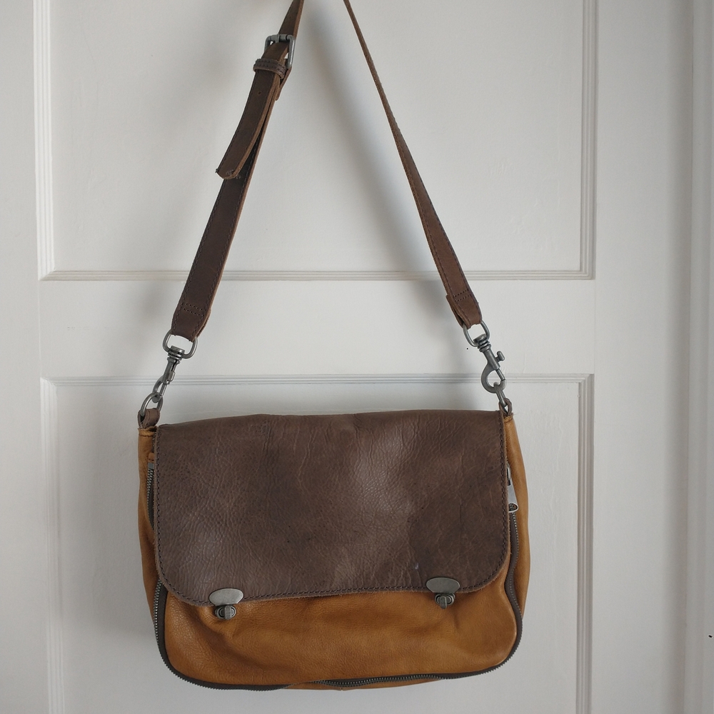 Liebeskind Brown and Tan Crossbody Bag